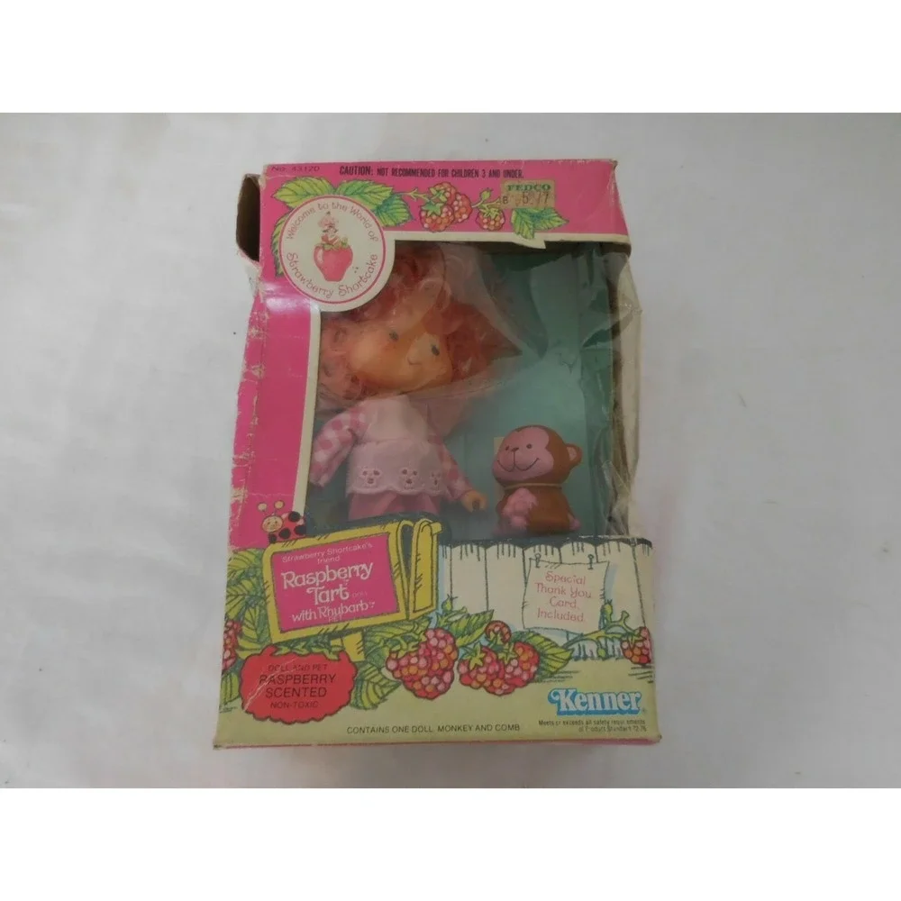 Strawberry Shortcake Raspberry Tart with Rhubarb No‎ 43120 Vintage Kenner NRFB
